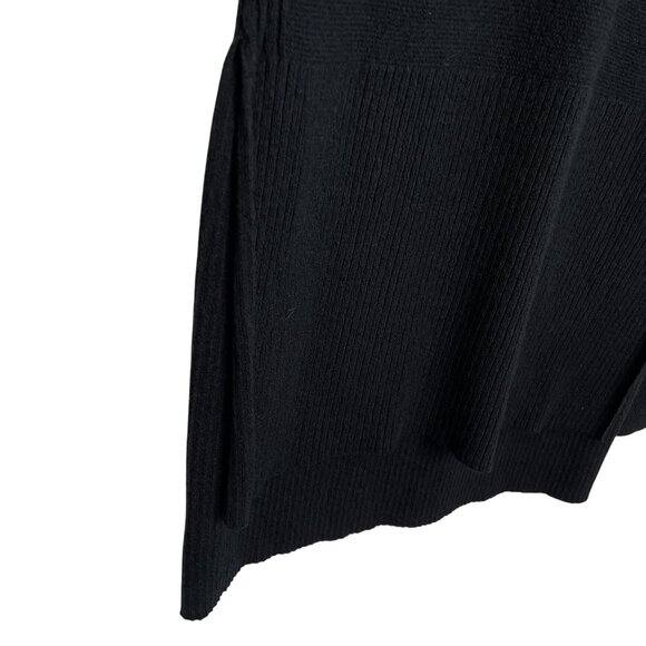 Free People Black V-Neck Sweater With Cross-Front Detail, XS - Picture 7 of 10